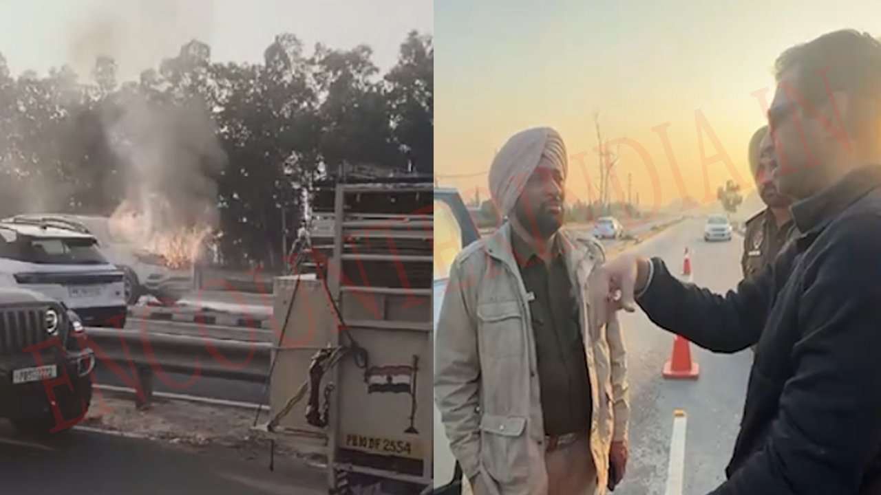 Punjab News: चलती कार में लगी आग, मचा हड़कंप, देखें वीडियो