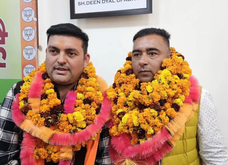 दविंदर कौशल व राहुल देव शर्मा बने ऊना मंडल के दो नए अध्यक्ष