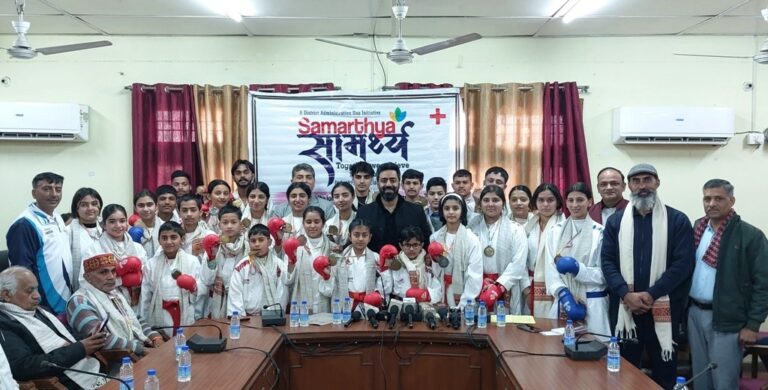 उपायुक्त ने राष्ट्रीय पाइथियन गेम्स के पदक विजेताओं को किया सम्मानित