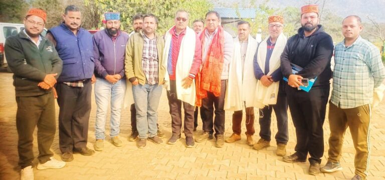 एचपीयूजे बंगाणा ब्लॉक के चुनाव संपन्न, विपिन साजन सर्वसहमति से चुने गए ब्लॉक अध्यक्ष
