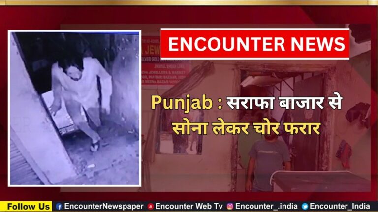 Punjab News: सराफा बाजार से सोना लेकर चोर फरार, देखें CCTV