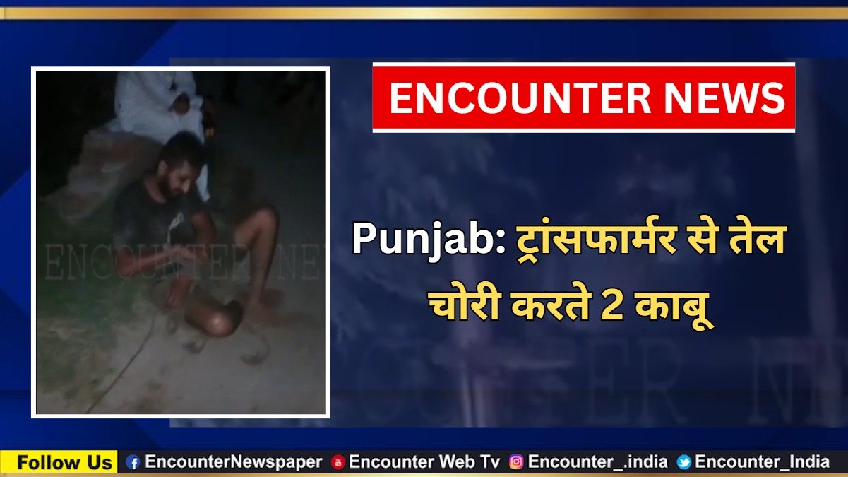 Punjab: ट्रांसफार्मर से तेल चोरी करते 2 काबू, देखें वीडियो
