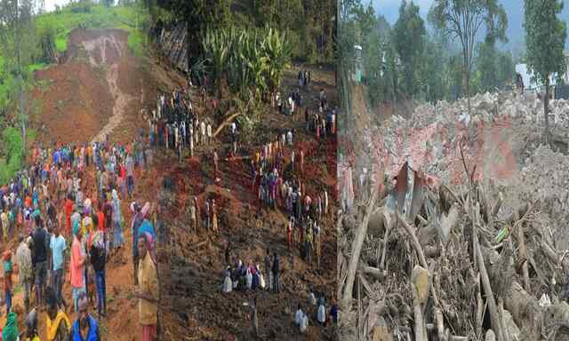 भूस्खलन और बाढ़ में 64 की मौत, 125 लोग हुए लापता