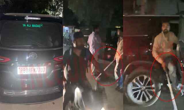 Jalandhar News: सड़क हादसे के बाद चर्चा में आए ज्योति नूरा के पति, दोस्तों ने लहराई तलवार, देखें वीडियो