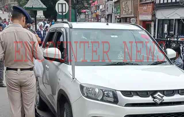Congress MLA की गाड़ी का Police ने काटा चालान
