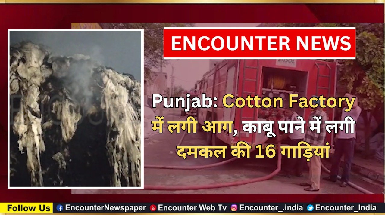 Punjab News: Cotton Factory में लगी भयानक आग, काबू पाने में लगी दमकल की 16 गाड़ियां, देखें वीडियो