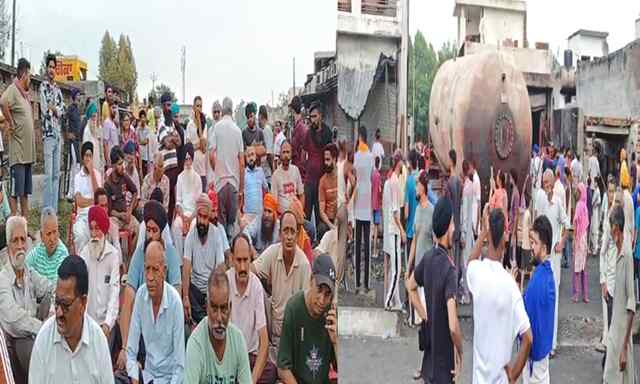 जालंधर-होशियारपुर रोड पर टैंकर ब्लास्ट मामले में लोगों में रोष, लगाया धरना, देखें वीडियो