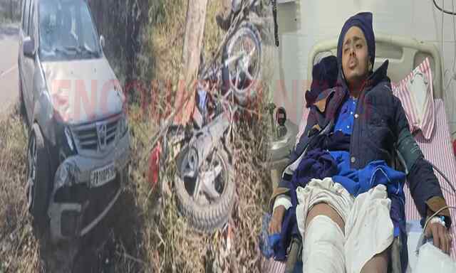 Punjab News: कार और बाइक की टक्कर में 2 नौजवान घायल, चालक फरार