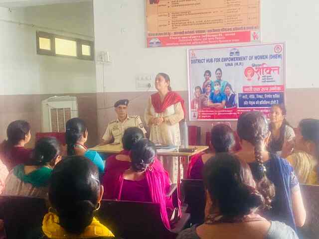 मिशन शक्ति योजना के तहत हरोली में जागरूकता शिविर आयोजित