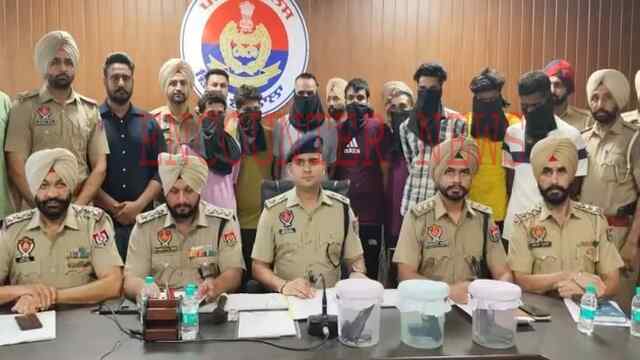 Punjab: 50 लाख रुपये की फिरौती मांगने के मामले में हथियारों सहित 8 आरोपी गिरफ्तार