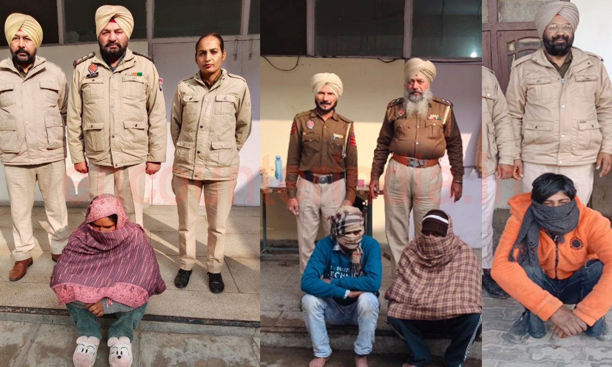 Punjab News : एक महिला सहित 5 नशा तस्कर गिरफ्तार, देखें वीडियो