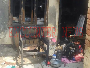 Punjab: घर में आग लगने से सामान जलकर हुआ राख