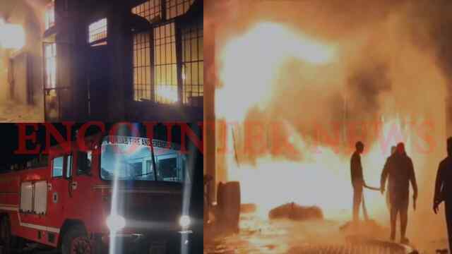 Jalandhar News: बिस्कुट की फैक्ट्री में लगी भीषण आग, देखें वीडियो
