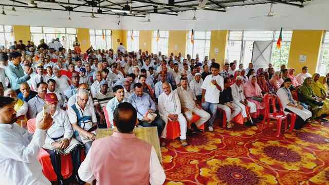 वीरेंद्र कंवर की मौजूदगी में कारगिल के अमर वीरों को श्रद्धांजलि, शहीदों के परिवार और पूर्व सैनिक किये सम्मानित