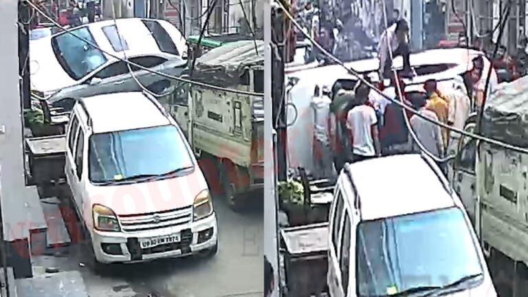 Punjab News: इस इलाके में पलटी Car, चला रहा था 14 वर्षीय बच्चा, बाल-बाल बचे लोग, देखें CCTV