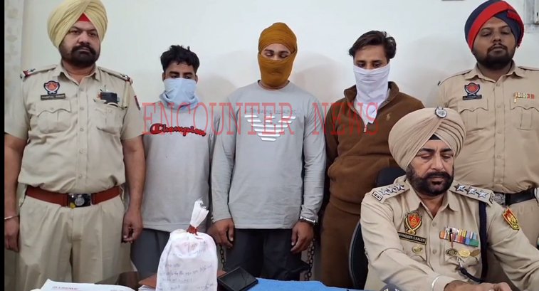 Punjab News: 450 ग्राम हेरोइन और पिस्टल सहित 3 आरोपी गिरफ्तार, देखें वीडियो