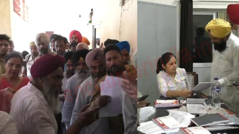 Punjab News : NOC को लेकर पंचायत चुनाव के उम्मीदवारों में हुआ हंगामा, देखें वीडियो
