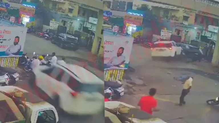 तेज रफ्तार Car चालक ने सड़क किनारे खड़े लोगों को कुचला, एक की मौत, देखें दिल दहलाने वाला वीडियो