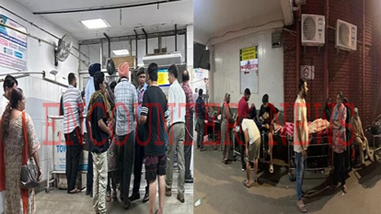 PGI में मरीज के परिजनों ने रेजिडेंट डॉक्टर को पीटा, Emergency में इलाज ठप