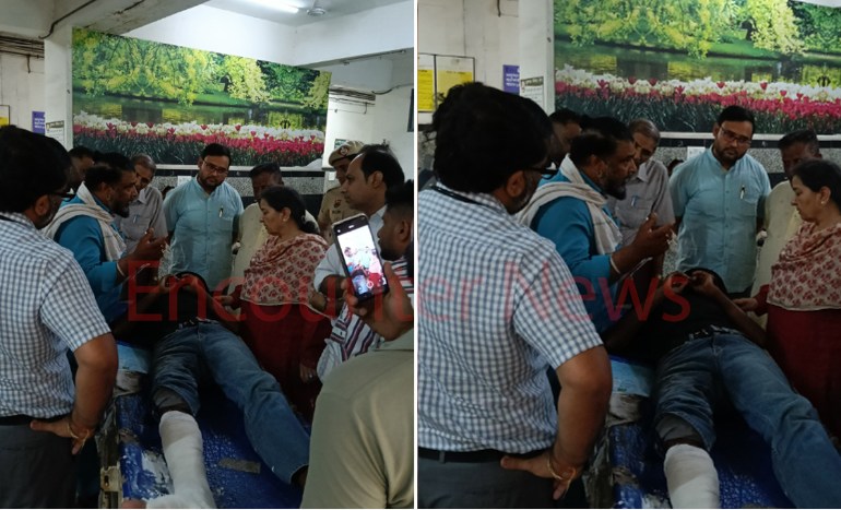Haryana News: Lineman को लगा जोरदार करंट, 12 फीट से नीचे गिरा, देखें वीडियो