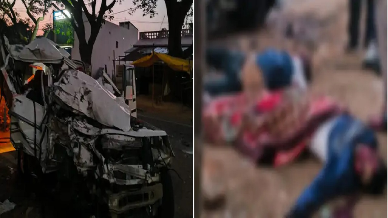 Bolero चालक को आई झपकी, सामने आ रहे ट्रक में जा घुसी, 2 की मौत
