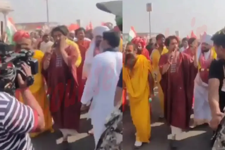 पदयात्रा के दौरान पंडित Dhirendra Shastri पर मोबाइल से हुआ हमला, देखें वीडियो