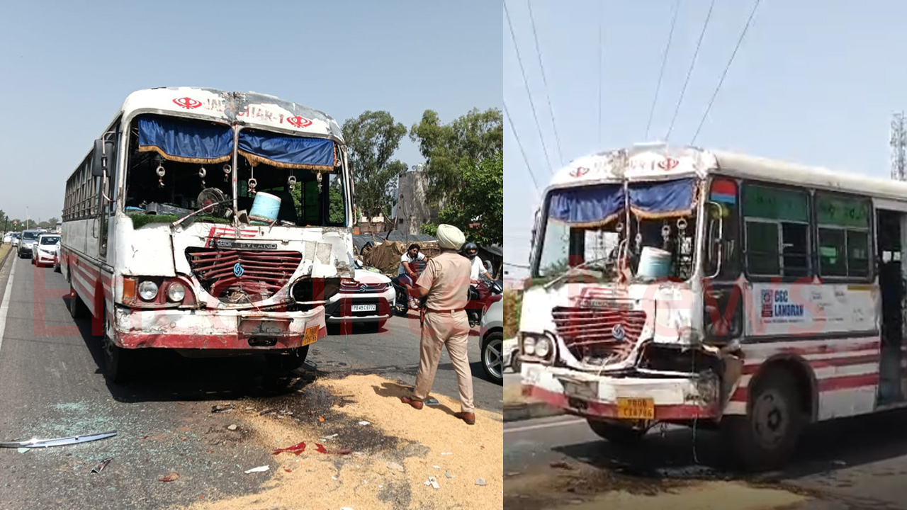 Jalandhar आ रही सवारियों से भरी बस हुई हादसे का शिकार, कई घायल, देखें वीडियो Jalandhar आ रही सवारियों से भरी बस हुई हादसे का शिकार, कई घायल, देखें वीडियो
