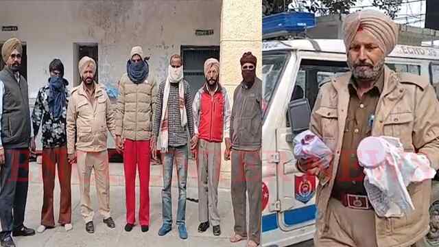 Punjab News: 38 हजार रुपए की ड्रग मनी, हेरोइन और कार बरामद, 4 आरोपी गिरफ्तार, देखें वीडियो