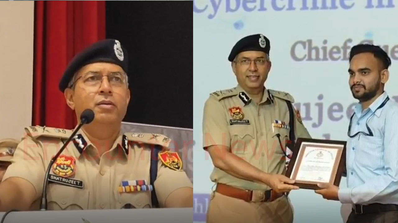 Haryana News: इस इलाके में पहुंचे DGP Shatrujeet Kapoor, देखें Video