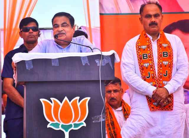 कुटलैहड़ की जनता का एक एक बोट पड़े भाजपा प्रत्याशी भुट्टो के पक्ष में: नितिन गडकरी