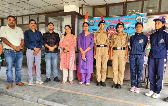 महाविद्यालय बंगाणा में एनसीसी यूनिट्स ने किया कारगिल विजय दिवस का आयोजन