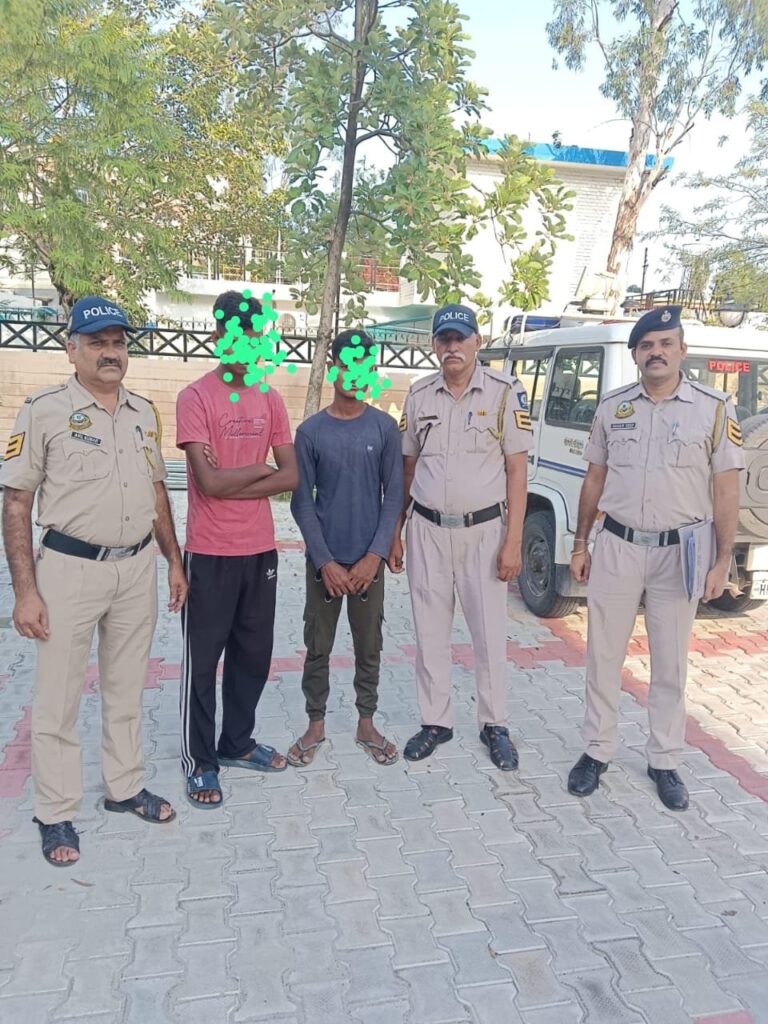 हरोली के रामपुर पुल पर एलइडी लाइट चुराने के आरोप में तीन गिरफ्तार