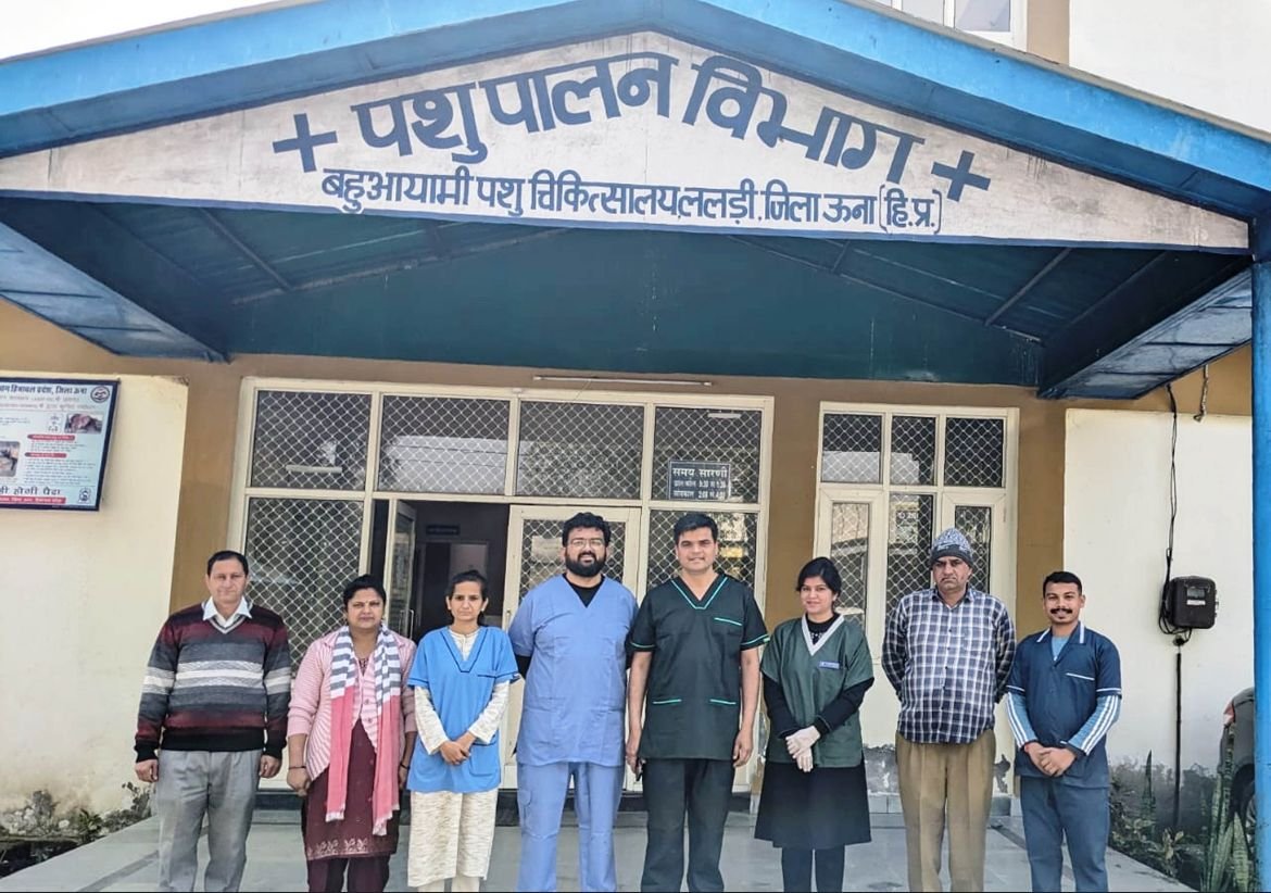 नई चिकित्सा क्रांति का केंद्र बना पशु चिकित्सालय ललड़ी