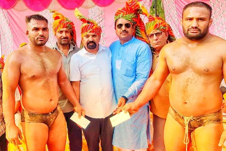 सदाशिव मंदिर में धार्मिक कार्यक्रमों का दंगल के साथ समापन
