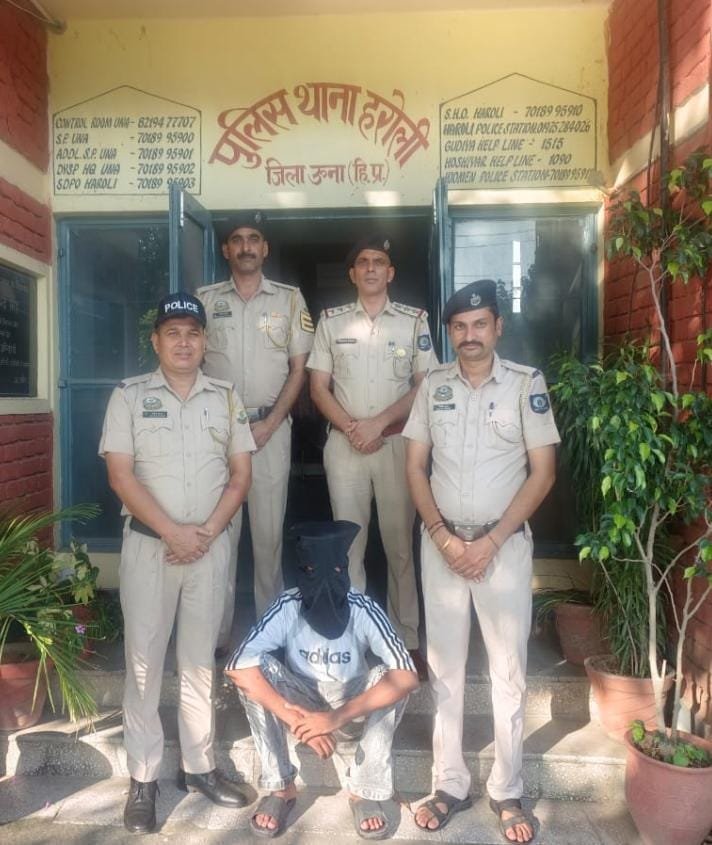 हरोली पुलिस ने आंतक मचा रहे डकैतों का तीसरा साथी भी पकड़ा