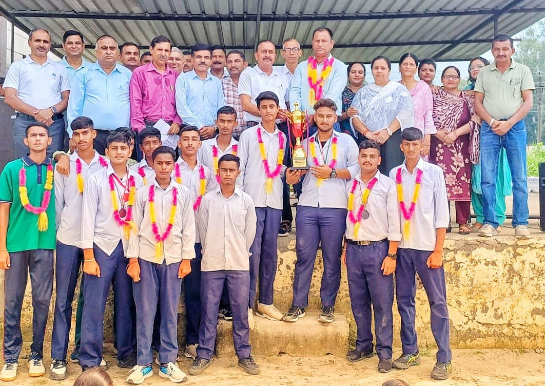 बंगाणा स्कूल अंडर 19 खंड स्तरीय बॉलीबॉल चैंपियन