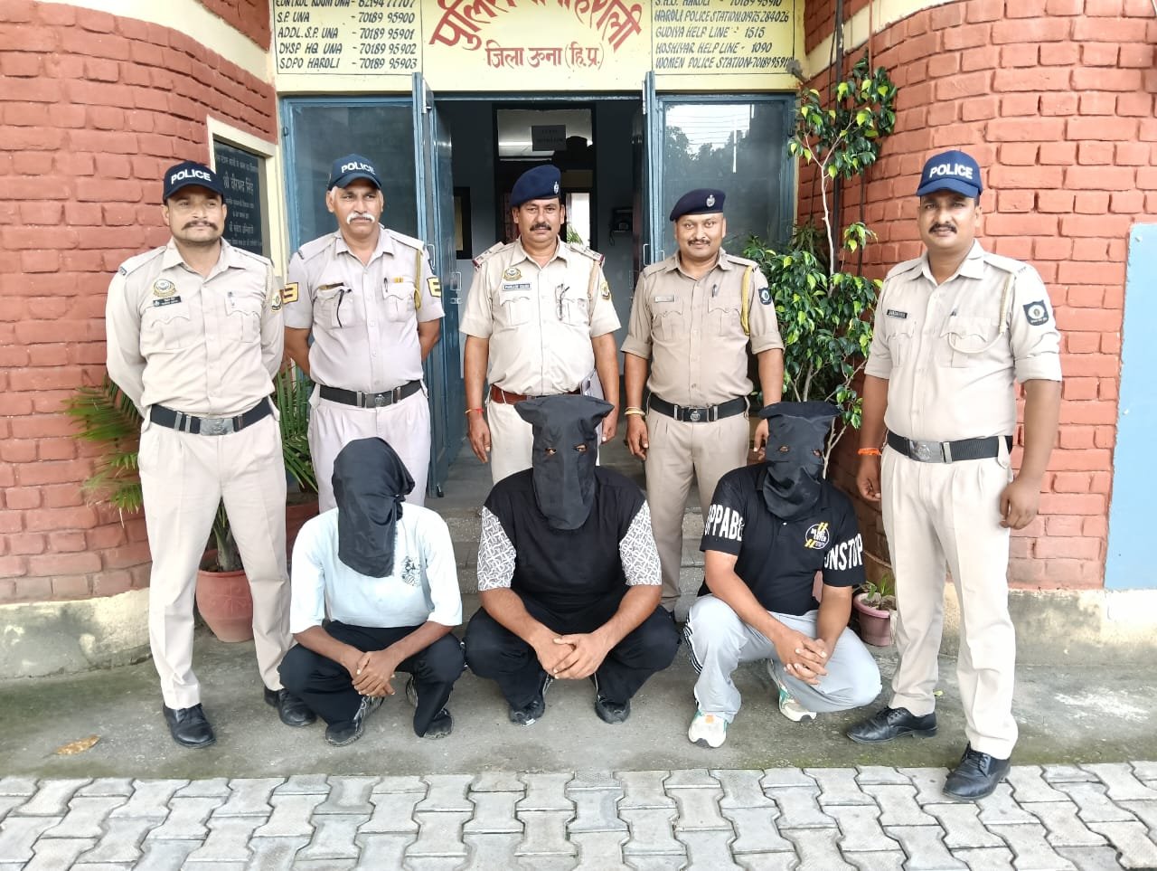 लूट के आरोपी 4 दिन के पुलिस रिमांड पर
