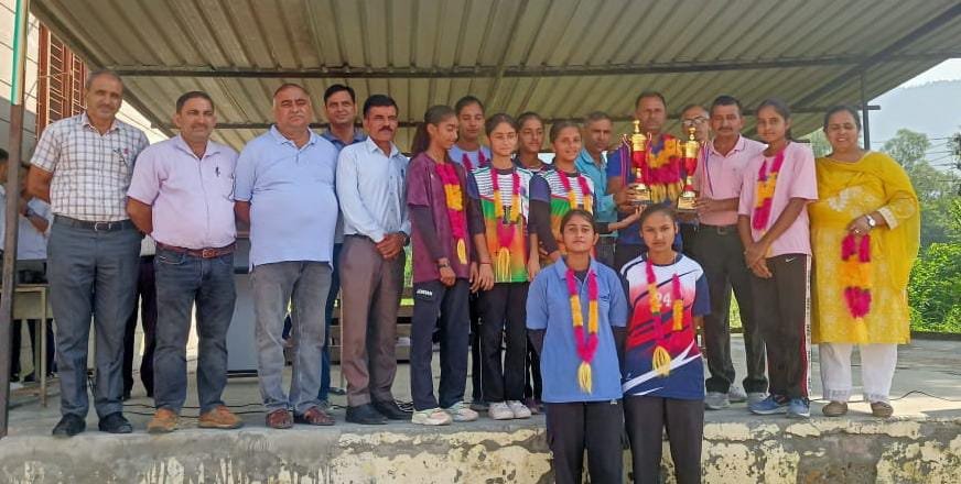 बंगाणा जोन अंडर-19 लड़कियों की खेलकूद प्रतियोगिता