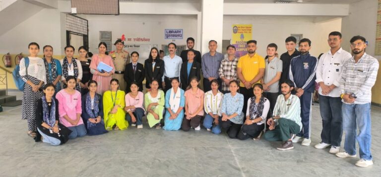 महाविद्यालय बंगाणा में छात्र संघ के मनोनीत कार्यकारी सदस्यों का शपथ समारोह