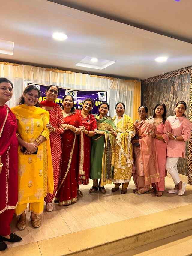 इन्नर व्हील क्लब ने करवाचौथ व्रत के उपलक्ष्य में कार्यक्रम आयोजित किया 