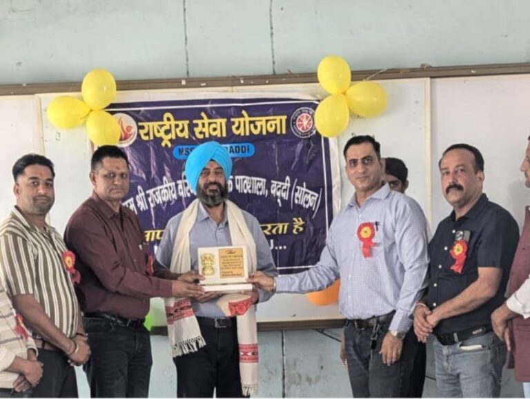 बद्दी स्कूल में शुरू हुआ विशेष एनएसएस शिविर
