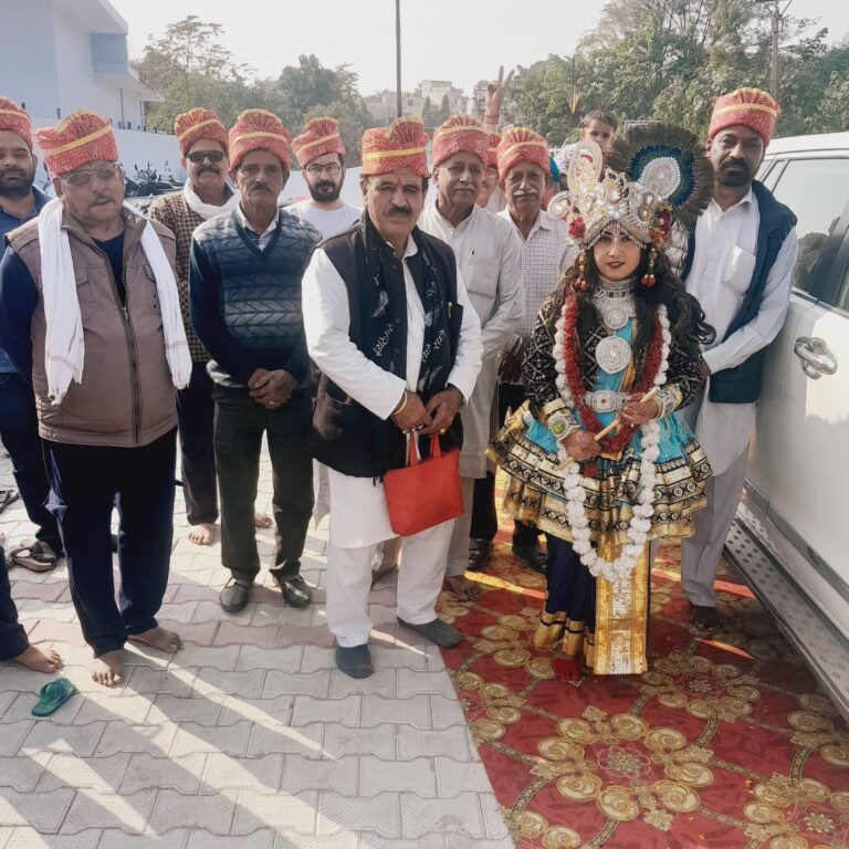 बसोली में चल रही श्रीमद् भागवत कथा के छठे दिन सुनाया कृष्ण रासलीला का प्रसंग