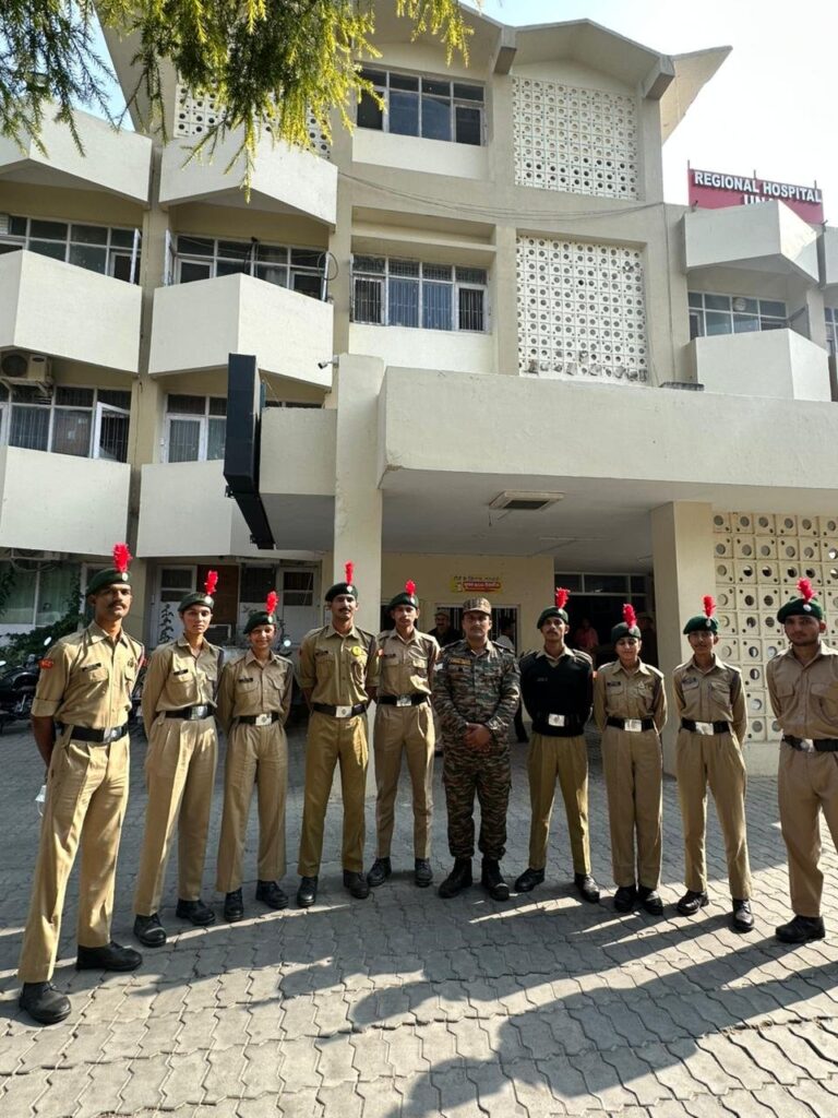 एनसीसी के 76वें स्थापना दिवस पर सरकारी कॉलेज ऊना के कैडेट्स ने सामाजिक सेवा में निभाई सक्रिय भूमिका