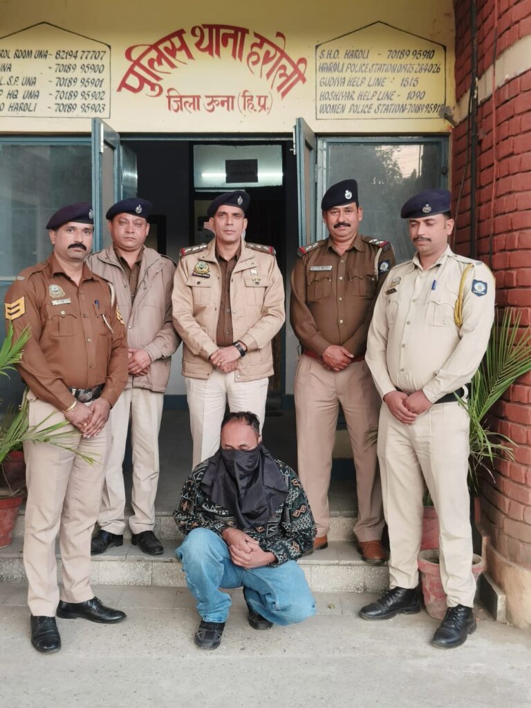 हिमाचल को चिट्टे की सप्लाई करने वाला मुख्य सप्लायर हरोली पुलिस की गिरफ्त में