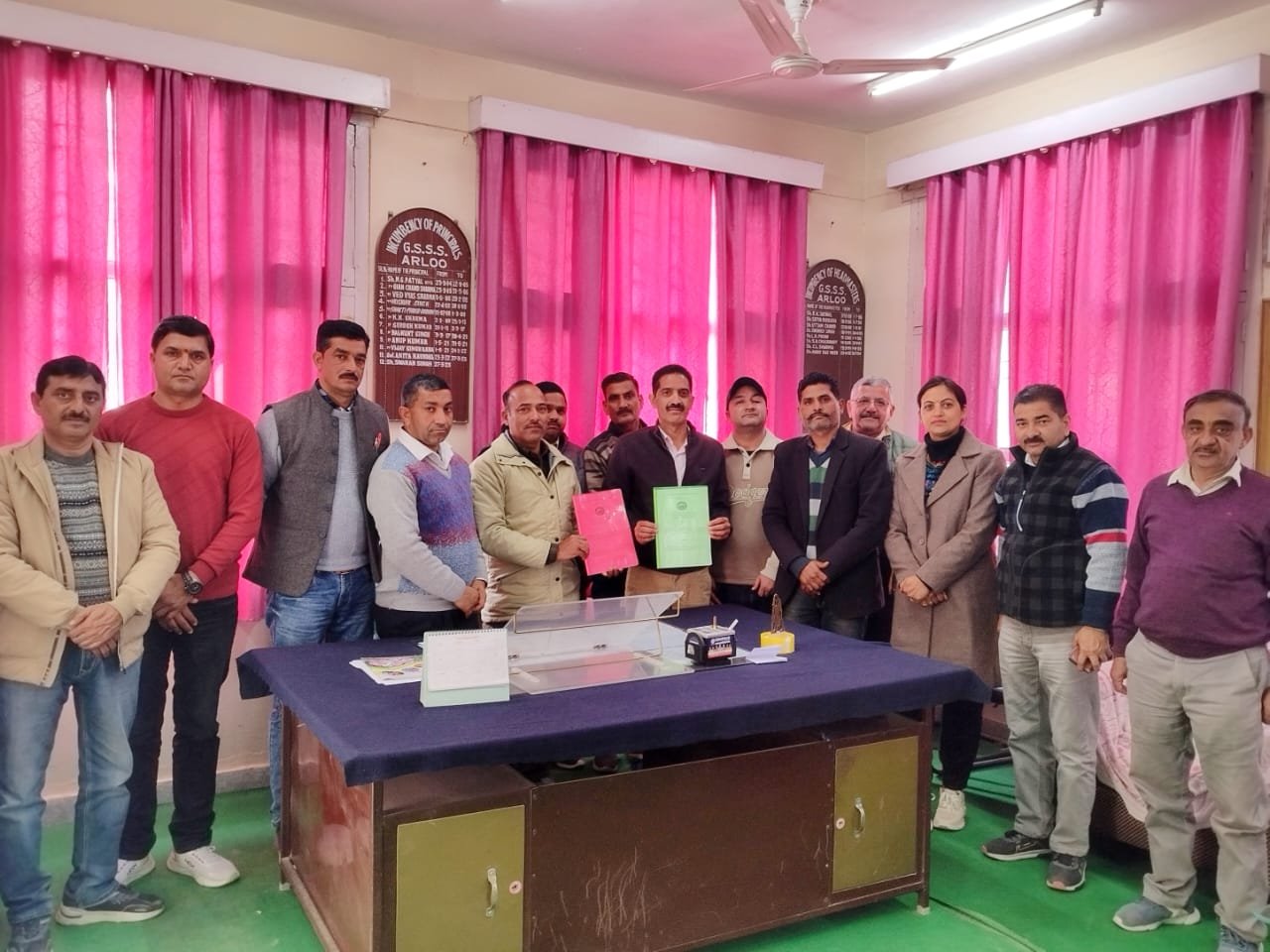 महाविद्यालय बंगाणा व माध्यमिक पाठशाला अरलू के साथ समझौता ज्ञापन हस्ताक्षर