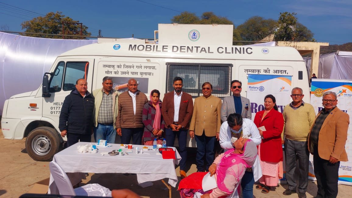 जखेड़ा में निशुल्क दंत चिकित्सा शिविर, उपायुक्त जतिन लाल ने किया शुभारंभ