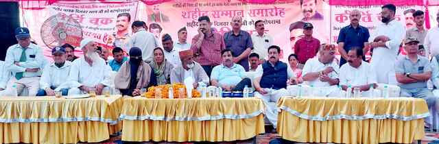 उप मुख्यमंत्री ने शहीद नायक दिलवर खान को दी श्रद्धांजलि, पंचवटी पार्क का किया शिलान्यास 