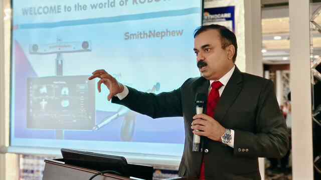 शिवम ऑर्थाेकेयर ने रोबोटिक जॉइंट रिप्लेसमेंट सिस्टम किया लॉन्च