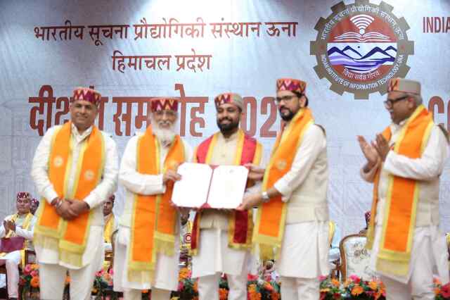 आईआईआईटी ऊना में 7वां दीक्षांत समारोह सम्पन्न