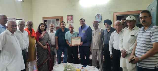 जिला गवर्नर रोटेरियन रोहित ओबेरॉय का ऊना दौरा